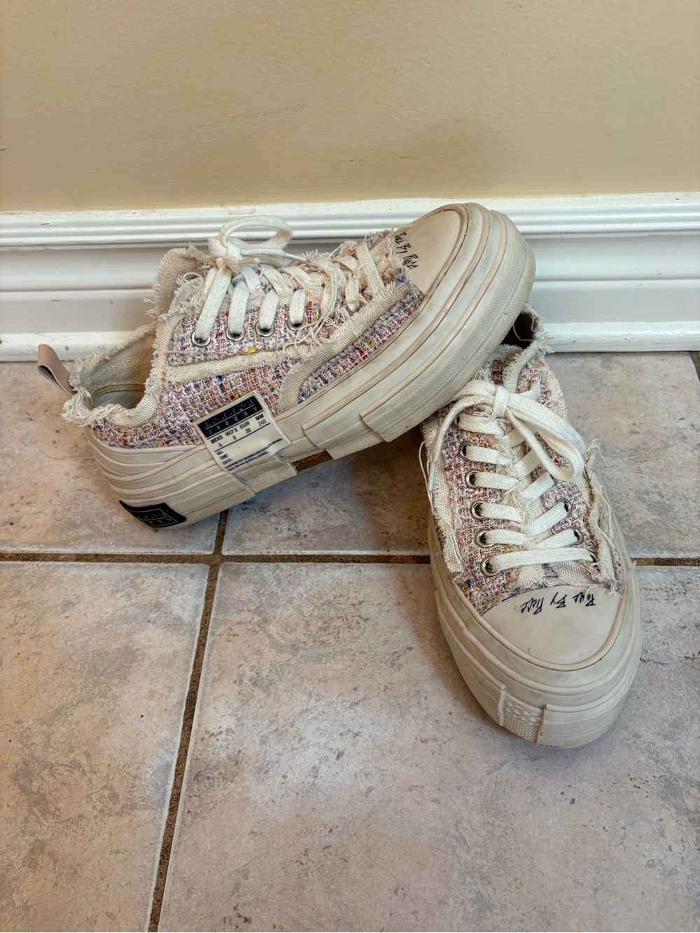 xVESSEL G.O.P. Lows Pink Mixed Tweed - Women's 8 / Men's 6